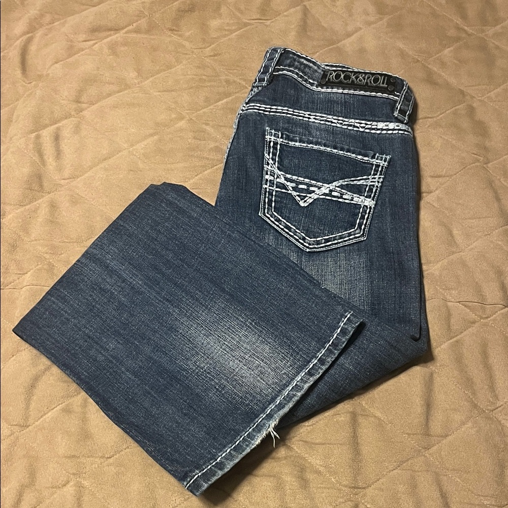 Rock & Roll Riding Blue Jeans